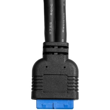 Контроллер Exegate EX298295RUS Планка портов в корпус 2xUSB3.0 ExeGate BrctUSB3-2A (USB 3.0 20pin (IDC 20pin F) --> 2x USB 3.0 Af, кабель 20см)-2