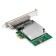 USB-концентраторы Exegate EX296211RUS Сетевой адаптер ExeGate EXE-564 (PCI-E x1 v2.0, 4xRJ45, UTP 10/100/1000Mbps, Realtek Chipset RTL8111H+ASM1184e)