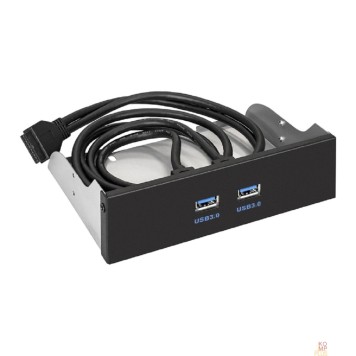 Контроллер Exegate EX289289RUS Планка USB на переднюю панель ExeGate U5H-615, 5,25