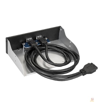 Контроллер Exegate EX289289RUS Планка USB на переднюю панель ExeGate U5H-615, 5,25