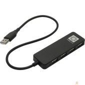 USB-концентраторы 5bites HB24-209BK Концентратор 4*USB2.0 / USB PLUG / BLACK