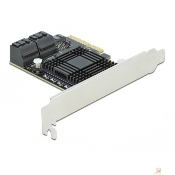 Контроллер ORIENT J585S5, Контроллер PCI-Ex4 v3.0, SATA3.0 6Gb/s, 5-port int, JMicron JMB585 chipset, oem-1