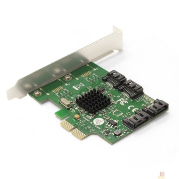 USB-концентраторы Exegate EX290924RUS Контроллер ExeGate EXE-502 (PCI-E 2.0, SATA3 RAID, 4 int.)-1