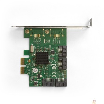USB-концентраторы Exegate EX290924RUS Контроллер ExeGate EXE-502 (PCI-E 2.0, SATA3 RAID, 4 int.)-2