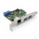 Контроллер Exegate EX290278RUS Контроллер ExeGate EXE-362 PCI-E 2.0, 2*USB3.0 ext + 1*USB3.0 int + LAN UTP 1000Mbps, разъем доп.питания (OEM) 