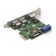 Контроллер Exegate EX290278RUS Контроллер ExeGate EXE-362 PCI-E 2.0, 2*USB3.0 ext + 1*USB3.0 int + LAN UTP 1000Mbps, разъем доп.питания (OEM) 
