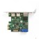 Контроллер Exegate EX290278RUS Контроллер ExeGate EXE-362 PCI-E 2.0, 2*USB3.0 ext + 1*USB3.0 int + LAN UTP 1000Mbps, разъем доп.питания (OEM) 