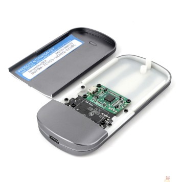 Контейнер для HDD AgeStar 31UBNVFC-GRAY Внешний корпус SSD M.2 NVME (M-Key)  , сканер отпечатка пальца, шифрование данных, алюминий, серый  (2280) {50}  (672998)-2