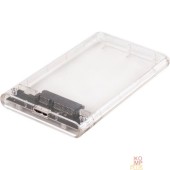 Контейнер для HDD AgeStar 3UB2P4 (TRANSPARENCY)USB 3.0 Внешний корпус 2.5" SATAIII HDD/SSD  пластик, прозрачный {50}  (672691)(17312)