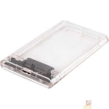 Контейнер для HDD AgeStar 3UB2P4 (TRANSPARENCY)USB 3.0 Внешний корпус 2.5" SATAIII HDD/SSD  пластик, прозрачный {50}  (672691)(17312)