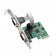 Контроллер KS-is KS-575 Контроллер PCIe COM RS232 x 2 											