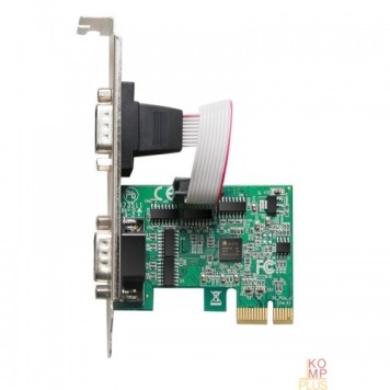 Контроллер KS-is KS-575 Контроллер PCIe COM RS232 x 2 											-2