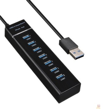 Контроллер KS-is KS-568 USB хаб 7 x USB 2.0 F в USB 3.0 Type A M с БП-1