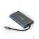 USB-концентраторы Exegate EX293985RUS Док-станция ExeGate DUB-31C/MAX (кабель-адаптер USB Type-C --> 3xUSB3.0 + Card Reader + PD 100W + HDMI 4K@30Hz + VGA + Audio + Lan RJ45 10/100/1000Mb, Plug&Play, серый)
