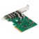 Контроллер Exegate EX299800RUS Контроллер ExeGate EXE-313V2-2A3C 10Gbps (PCI-E x4 v3.0, USB3.2 Gen2 2xType-A + 3xType-C ext., SuperSpeed+ скорость до 10 Гбит/с, Chipset ASM3142+VL820) ОЕМ