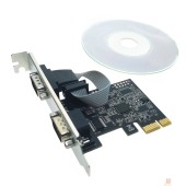 Контроллер Espada Контроллер PCI-E, 2S port, AX99100, (PCIe2SAX) (45805)
