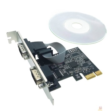 Контроллер Espada Контроллер PCI-E, 2S port, AX99100, (PCIe2SAX) (45805)