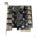 Контроллер ORIENT AM-U3142PE-3A2C, Контроллер PCI-Ex4 v3.0, USB 3.2 Gen2, скорость до 10 Гбит/с, 5-port ext (3xType-A + 2xType-C), ASM3142+VL820-Q8 chipset, Self powered (31351)