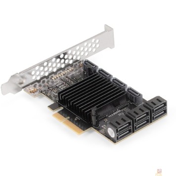 USB-концентраторы Exegate EX296208RUS Контроллер ExeGate EXE-510 (PCI-E x4, SATA3 6Gb/s, 10 int, ASMedia Chipset ASM1166)-1