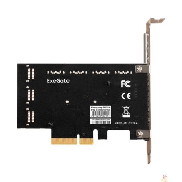 USB-концентраторы Exegate EX296208RUS Контроллер ExeGate EXE-510 (PCI-E x4, SATA3 6Gb/s, 10 int, ASMedia Chipset ASM1166)-2