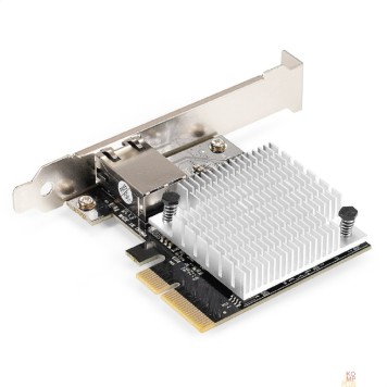 USB-концентраторы Exegate EX296225RUS Сетевой адаптер ExeGate EXE-107S (PCI-E x4 v3.0, 1xRJ45, UTP 100Mbps/1000Mbps/2.5Gbps/10Gbps Marvell AQC107S)-1