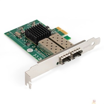 USB-концентраторы Exegate EX296229RUS Сетевой адаптер ExeGate EXE-82576-F2 (PCI-E x1 v2.0, порты 2xSFP, 10/100/1000Mbps, Gigabit Server NIC Intel Chipset 82576-F2)