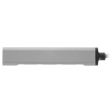 Контроллер ORIENT CU-323, Type-C USB 3.0 (USB 3.1 Gen1)/USB 2.0 HUB 4 порта: 1xUSB3.0 + 3xUSB2.0, USB штекер тип С, алюминиевый корпус, серебристый (31235)-2