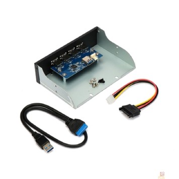 Контроллер Gembird Планка USB 3.0 на переднюю панель 5.25