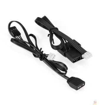 Контроллер Exegate EX295975RUS Контроллер-хаб с пультом управления ExeGate EXH6P.ARGB для вентиляторов с подсветкой ARGB 6pin (Molex, 10 портов 6pin)-1