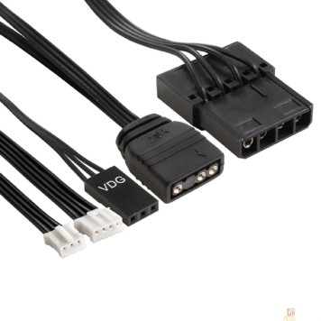 Контроллер Exegate EX295975RUS Контроллер-хаб с пультом управления ExeGate EXH6P.ARGB для вентиляторов с подсветкой ARGB 6pin (Molex, 10 портов 6pin)-2