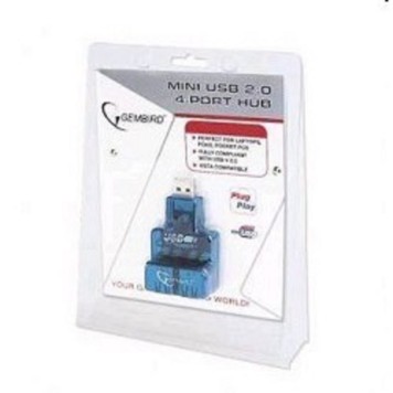 Контроллер Gembird HUB USB2.0 Mini 4-port UHB-CN224-1