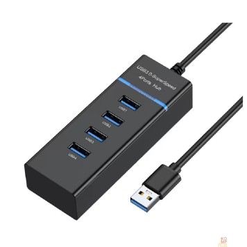 Контроллер Bion USB 3.0 концентратор, 4 порта. Поддержка Plug&Play. Длина провода 50+-3см. LED-подсветка BXP-A-USBA-MULTI-04