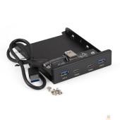 Контроллер Exegate EX297553RUS  Планка USB на переднюю панель ExeGate U3H-622, 3,5