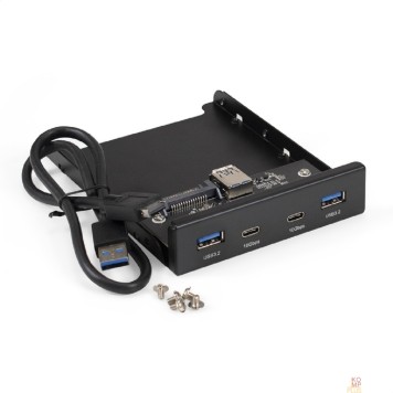 Контроллер Exegate EX297553RUS  Планка USB на переднюю панель ExeGate U3H-622, 3,5