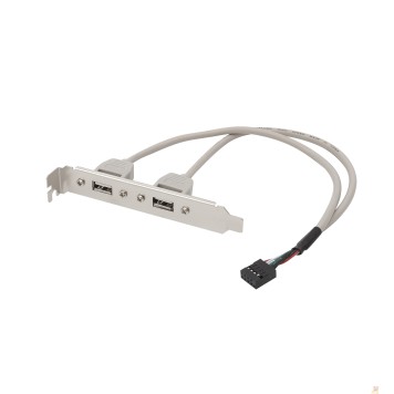 Контроллер Bion планка портов 2xUSB2.0, 30 см BXP-MB-2USB