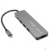 Контроллер Gembird Док-станция Type-C 5в1: 3xUSB3.1, PD100W, HDMI, кабель 17см, алюминий (UHB-D1)