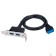 Контроллер Cablexpert Планка USB 3.0 на заднюю панель низкопрофильная, 2 порта USB (CC-USB3-RECEPTACLE-LP)