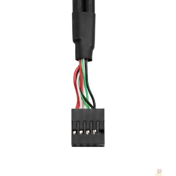 Контроллер Exegate EX298293RUS Планка портов в корпус 2xUSB2.0 ExeGate BrctUSB2-2A-LP (USB 2.0 9pin (IDC 9pin F) --> 2x USB 2.0 Af, кабель 20см, Low Profile)-2