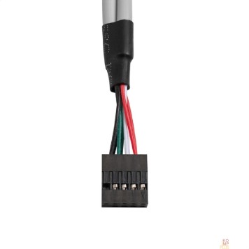 Контроллер Exegate EX298294RUS Планка портов в корпус 2xUSB2.0 ExeGate BrctUSB2-2A (USB 2.0 9pin (IDC 9pin F) --> 2x USB 2.0 Af, кабель 20см)-2