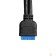 Контроллер Exegate EX298296RUS Планка портов в корпус Type-C ExeGate BrctUSB3-1C (USB 3.2 Gen1 20pin (IDC 20pin F) --> USB 3.2 Gen1 Type-Cf, кабель 30см)