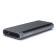 Контейнер для HDD Gembird EEM2-SATA-3 Внешний корпус USB 3.1 для M2 SATA порт Type-С, RGB подсветка, металл, серебристый