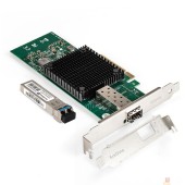 USB-концентраторы Exegate EX298940RUS Комплект: Сетевой адаптер SFP+ ExeGate EXE-X520-DA1 + Трансивер Single-Mode до 10км EXT-10G-SM1310-LC2-10KM (EX296227RUS PCI-E x8 v2.0, порты 1x SFP+ 10Gb/s (10/5/2.5/1Gb/s, 100Mb/