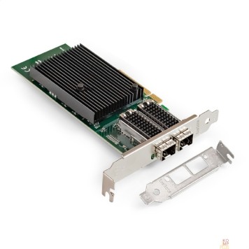 USB-концентраторы Exegate EX299015RUS Сетевой адаптер ExeGate EXE-X710-2SFP+ (PCI-E x8 v.3, порты 2x SFP+, Dual 10Gb/s, Server NIC Chipset Intel FTXL710)-1