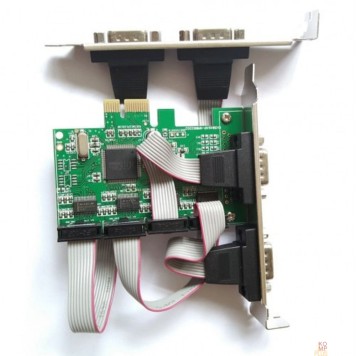Контроллер KS-is Контроллер PCIe COM RS232 x 4 (KS-575P1) CH384-1
