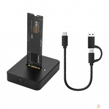 Контроллер KS-is Док станция 2 в 1 USB для накопителей M.2 NVMe, M.2 SATA (KS-911)