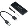 Контейнер для HDD Gembird EEM2-SATA-1 Внешний корпус USB 3.0 для M2 SATA порт MicroB, металл, черный