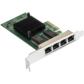 USB-концентраторы Exegate EX292508RUS Сетевой адаптер ExeGate EXE-I350-T4V2 (PCI-E x4 v2.1, порты 4xRJ45 (медные), 10/100/1000Mbps, Gigabit NIC Intel Chipset NHI350AM4)