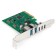 Контроллер Exegate EX299800RUS Контроллер ExeGate EXE-313V2-2A3C 10Gbps (PCI-E x4 v3.0, USB3.2 Gen2 2xType-A + 3xType-C ext., SuperSpeed+ скорость до 10 Гбит/с, Chipset ASM3142+VL820) ОЕМ
