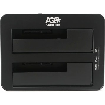 Контейнер для HDD AgeStar 3UBT8 (SILVER) Док станция для HDD 2.5