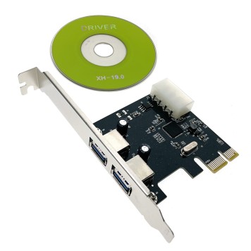 Контроллер Espada Контроллер PCI-E, USB3.0 2 порта , чип ASM1042, модель EU30A2 (46048)